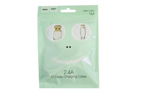 Кабель Hoco Easy Charging Micro-USB 1M (X13)