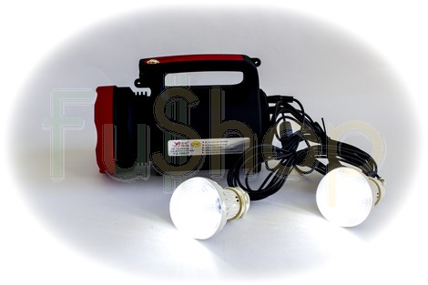 Ліхтар-прожектор Yajia YJ-1902T 5W+22LED USB Power Bank/Solar