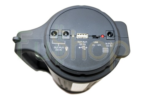 Фонарь-прожектор Yajia YJ-2886 5W+22LED USB power bank