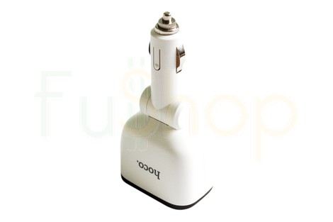 Универсальное автомобильное зарядное устройство Hoco Z28 Power Ocean Cigarette Lighter in-Car Charger with Digital Display 3.1A