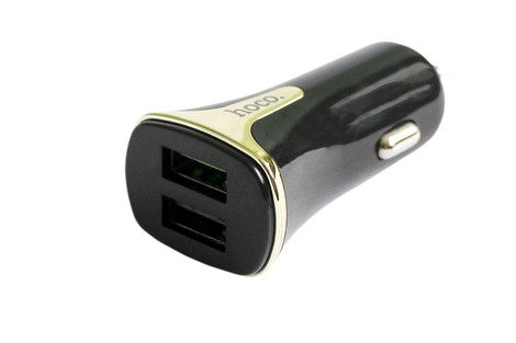 Универсальное автомобильное зарядное устройство Hoco Z31 Universe Double Port QC3.0 Car Charger 3.4A