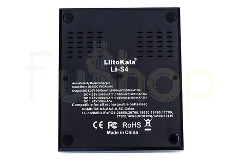 Зарядний пристрій універсальний для АКБ LiitoKala Lii-S4